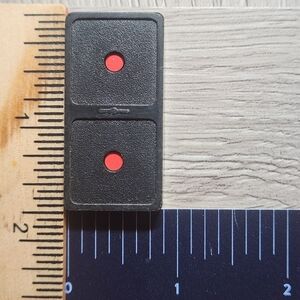 Double Ones 1:1 Vintage Whitman Replacement Domino Large Black Plastic Color